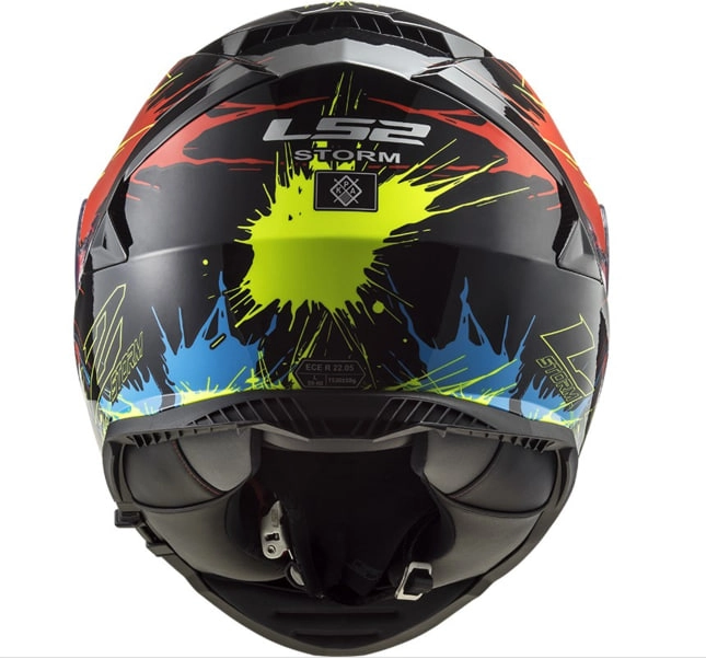 Шолом LS2 FF800 Storm Drop Black/Yellow/Red