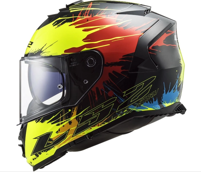 Шолом LS2 FF800 Storm Drop Black/Yellow/Red