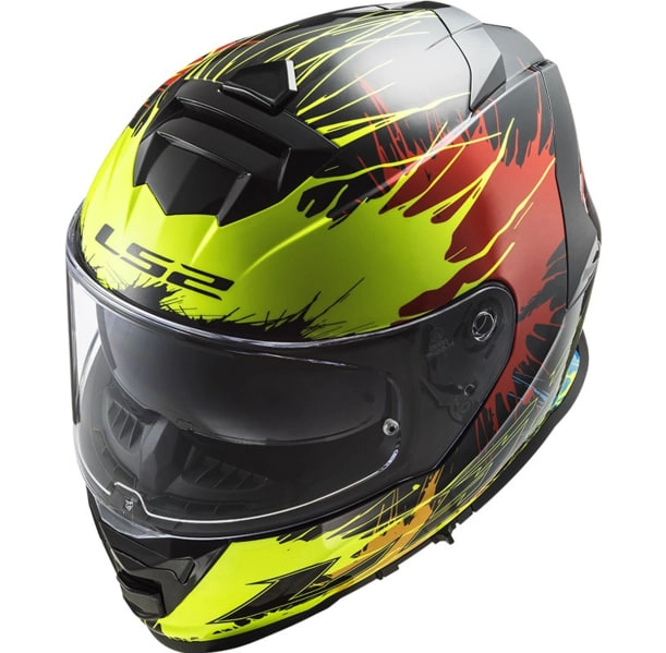 Шолом LS2 FF800 Storm Drop Black/Yellow/Red