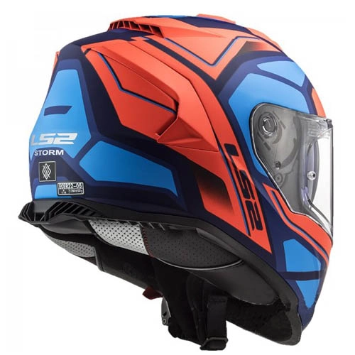 Шолом LS2 FF800 Storm Faster Orange/Blue
