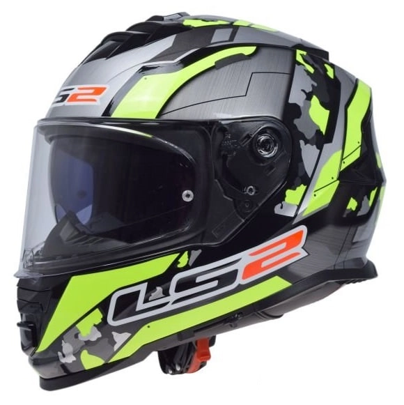 Шолом LS2 FF800 Storm II Cyborg Grey/Yellow Mat