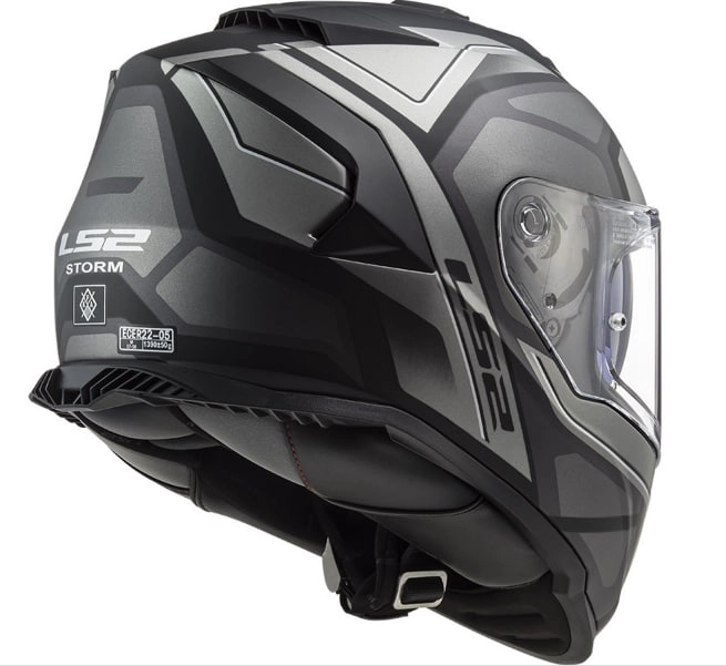 Шолом LS2 FF800 Storm II Faster Black/Grey Mat