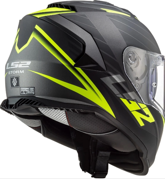 Шолом LS2 FF800 Storm II Nerve Black/Yellow Mat