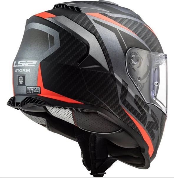 Шолом LS2 FF800 Storm II Racer Black/Orange Mat