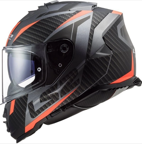 Шолом LS2 FF800 Storm II Racer Black/Orange Mat