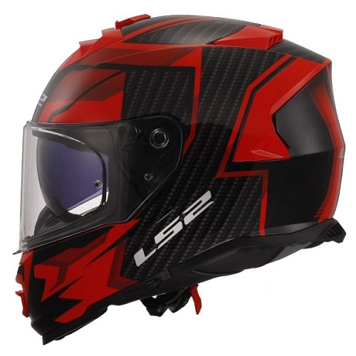 Шолом LS2 FF800 Storm II Tracker Black/Red