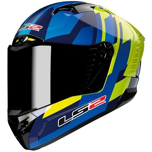 Шлем LS2 FF805 Thunder Carbon Gas Blue/Yellow