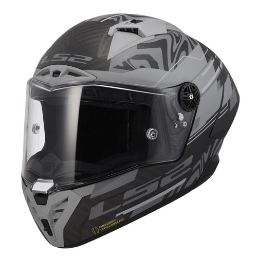 Шолом LS2 FF805 Thunder GP Aero Polar Black Matt