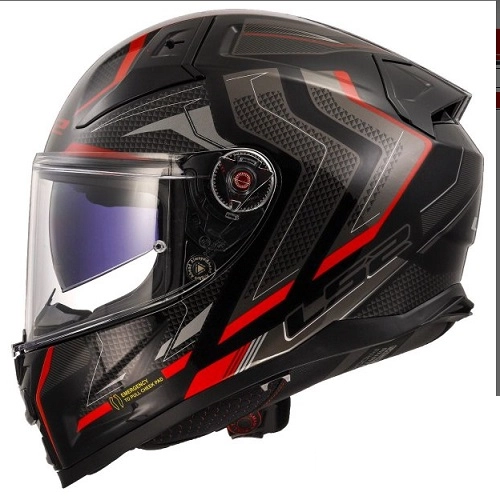 Шолом LS2 FF811 Vector II Alizer Black/Red