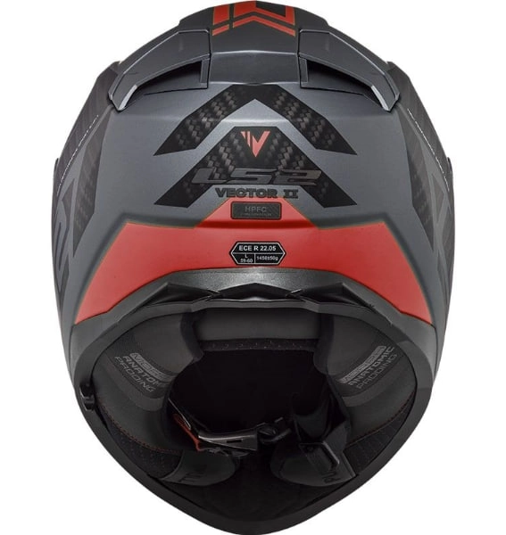 Шлем LS2 FF811 Vector II Splitter Black/Red