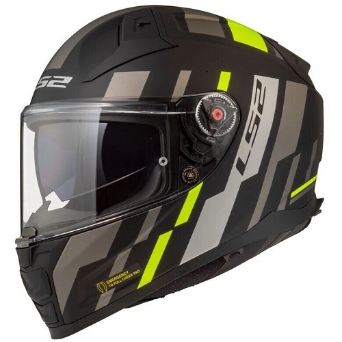 Шолом LS2 FF811 Vector II Tron Black/Yellow