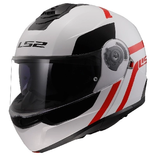 Шолом LS2 FF908 Strobe 2 Autox White/Red