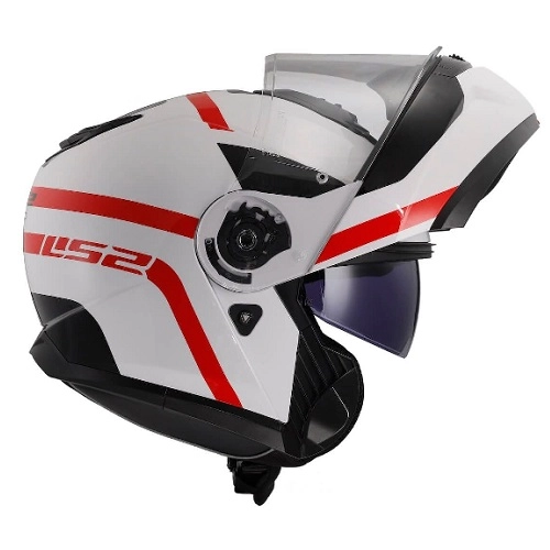 Шолом LS2 FF908 Strobe 2 Autox White/Red