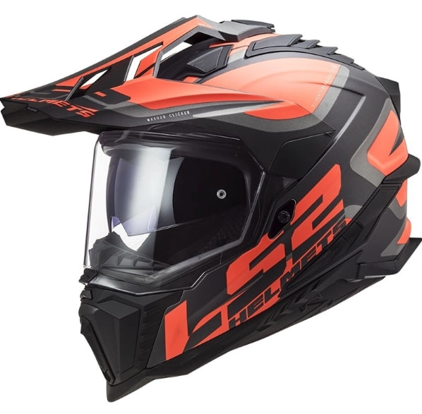 Шолом LS2 MX701 Explorer Alter Black/Fluo Orange
