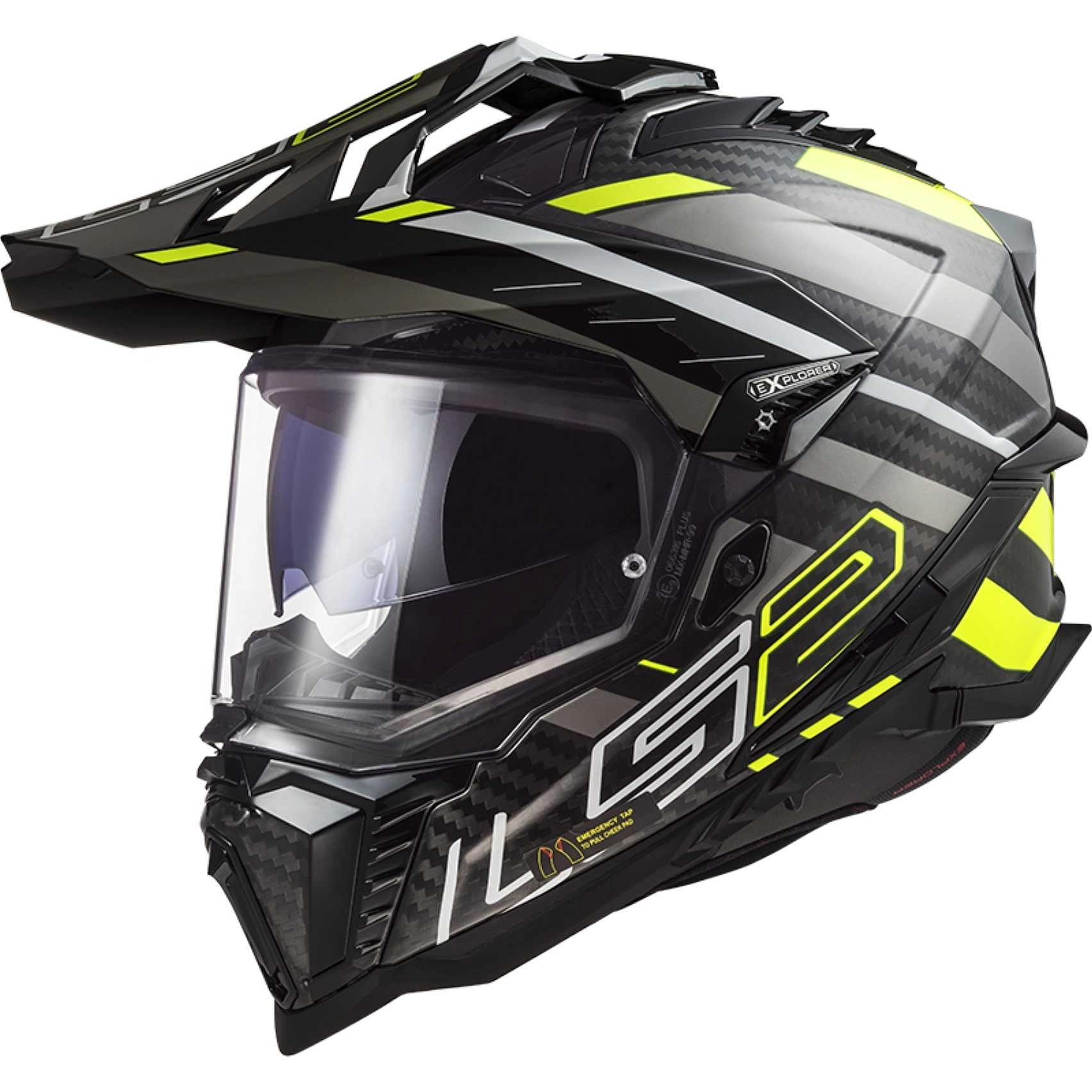 Шолом LS2 MX701 Explorer C Edge Black/Yellow