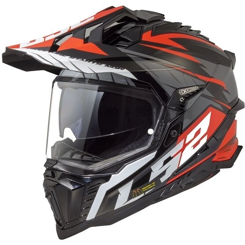 Шолом LS2 MX701 Explorer Spire Black/Titan/Red