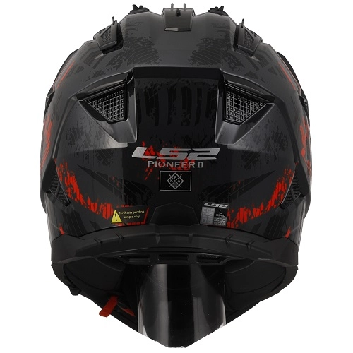 Шолом LS2 MX702 Pioneer II Crazy Black/Red