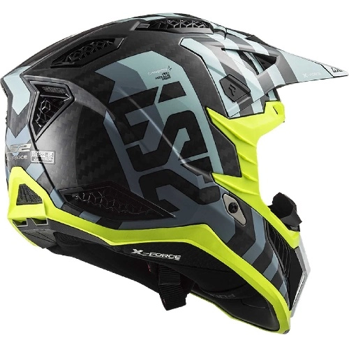 Шолом LS2 MX703 C X-Force Barrier Sky Blue