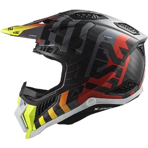 Шолом LS2 MX703 C X-Force Barrier Yellow/Red