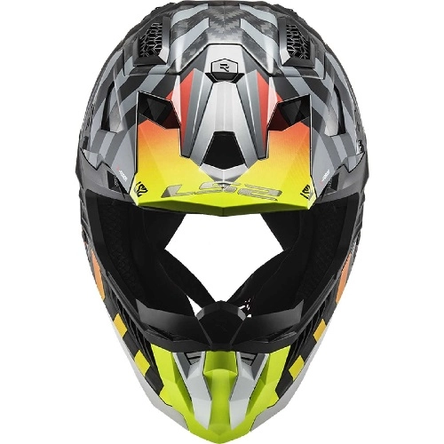 Шолом LS2 MX703 C X-Force Barrier Yellow/Red