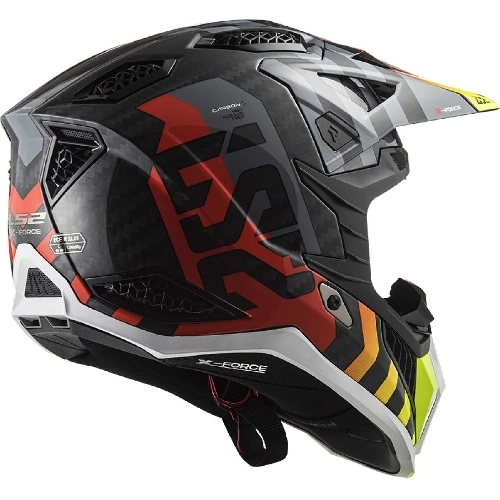 Шолом LS2 MX703 C X-Force Barrier Yellow/Red