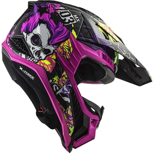 Шолом LS2 MX703 C X-Force Fireskull Violet