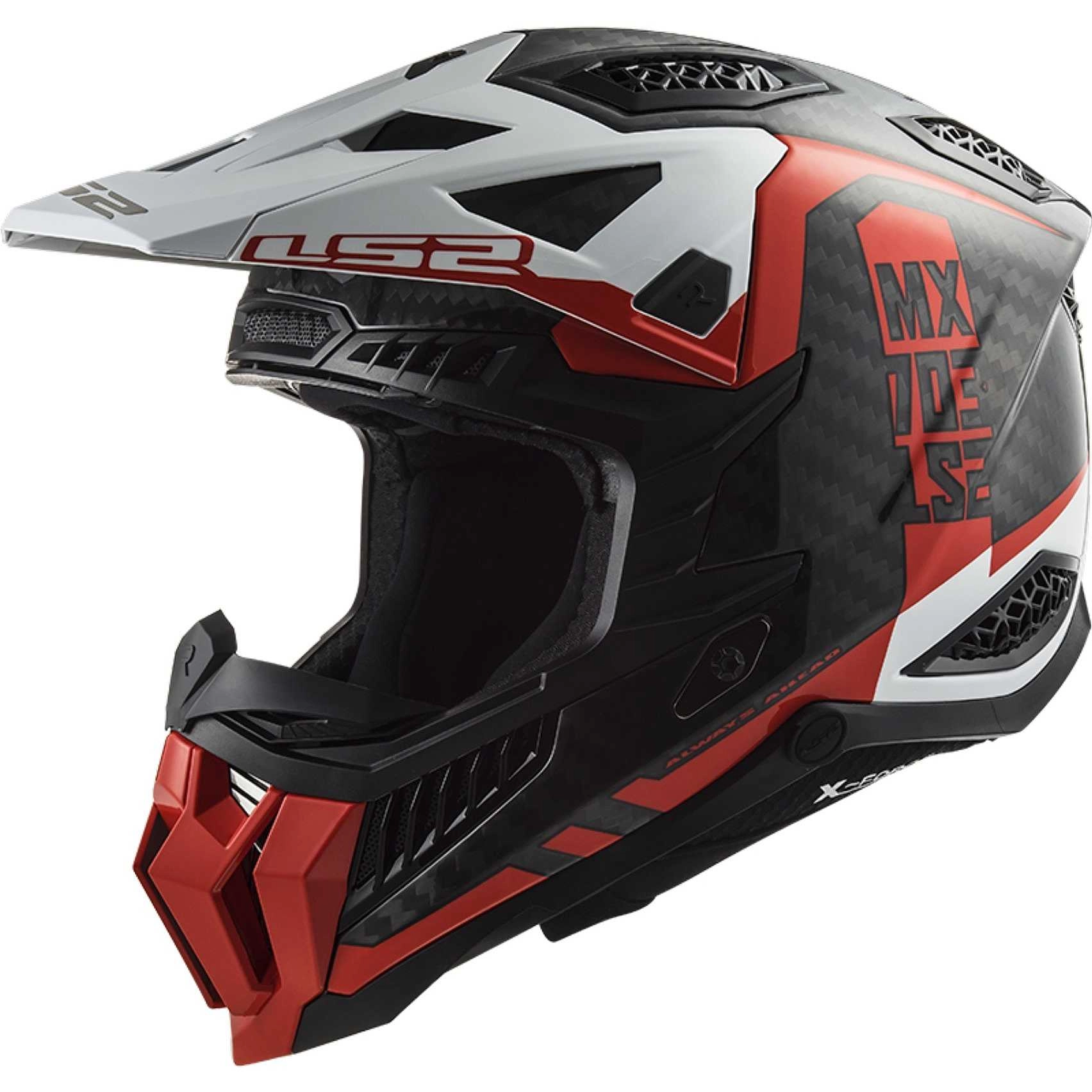 Шолом LS2 MX703 C X-Force Victory Red/White