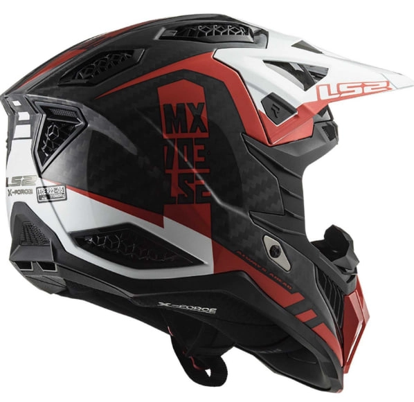 Шолом LS2 MX703 C X-Force Victory Red/White