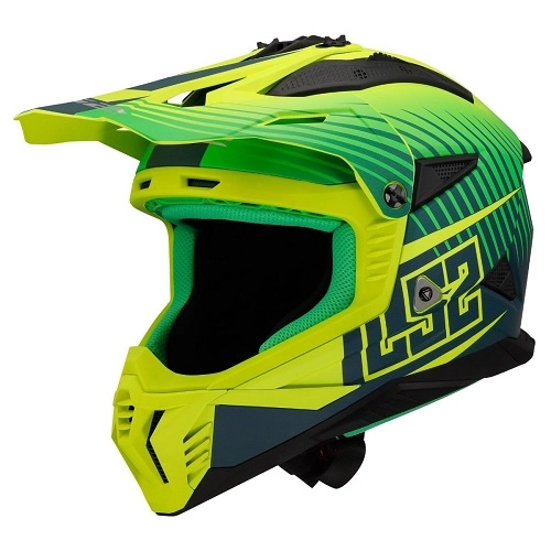 Шолом LS2 MX708 Fast II Duck Green/Yellow