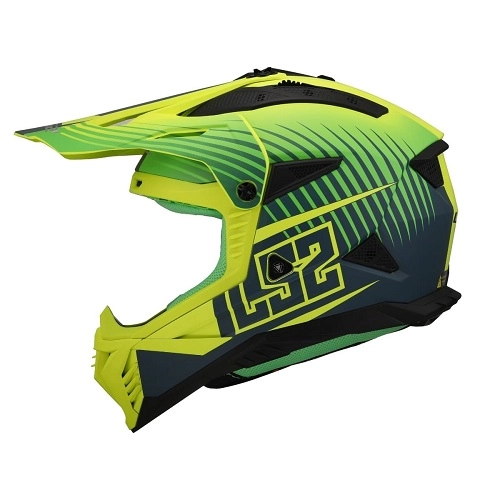 Шолом LS2 MX708 Fast II Duck Green/Yellow