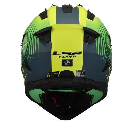 Шолом LS2 MX708 Fast II Duck Green/Yellow