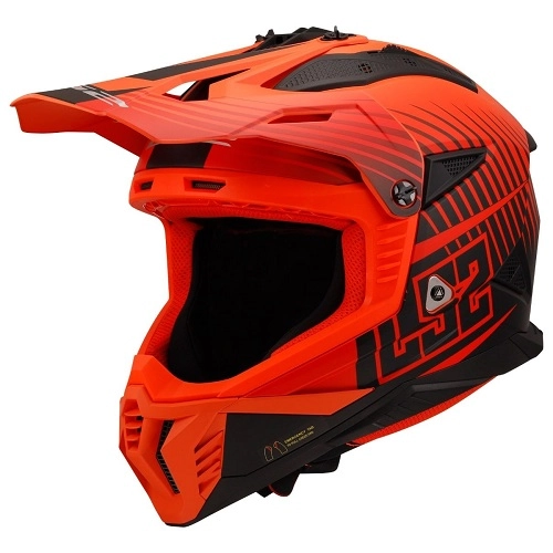 Шолом LS2 MX708 Fast II Duck Orange/Red