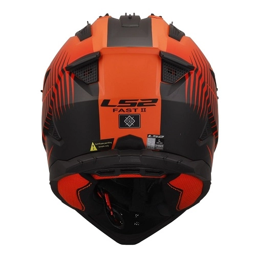 Шолом LS2 MX708 Fast II Duck Orange/Red