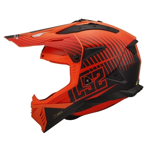 Шолом LS2 MX708 Fast II Duck Orange/Red