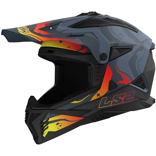 Шолом LS2 MX708 Fast II Wash Grey Matt