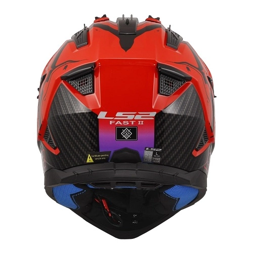 Шолом LS2 MX708 Fast II Wash Red Gloss