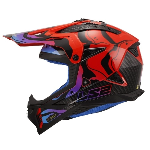 Шолом LS2 MX708 Fast II Wash Red Gloss