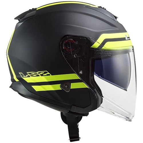 Шолом LS2 OF521 Infinity Hyper Hi-Vis Titanic/Yellow