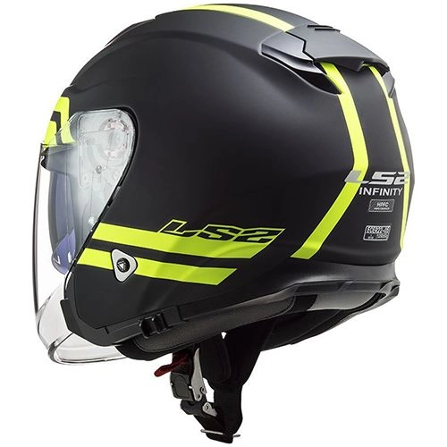 Шолом LS2 OF521 Infinity Hyper Hi-Vis Titanic/Yellow