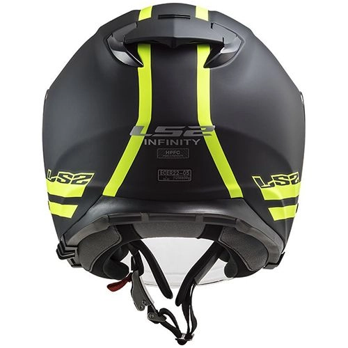 Шолом LS2 OF521 Infinity Hyper Hi-Vis Titanic/Yellow