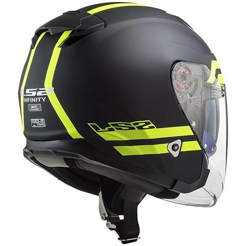Шолом LS2 OF521 Infinity Hyper Hi-Vis Titanic/Yellow