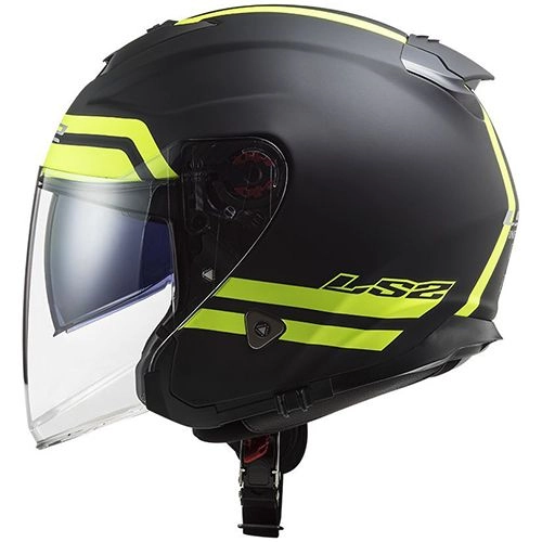 Шолом LS2 OF521 Infinity Hyper Hi-Vis Titanic/Yellow