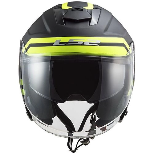 Шолом LS2 OF521 Infinity Hyper Hi-Vis Titanic/Yellow