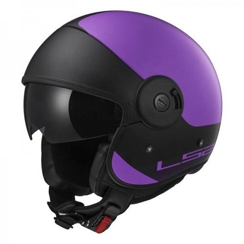 Шолом LS2 OF597 Cabrio Via Purple/Black