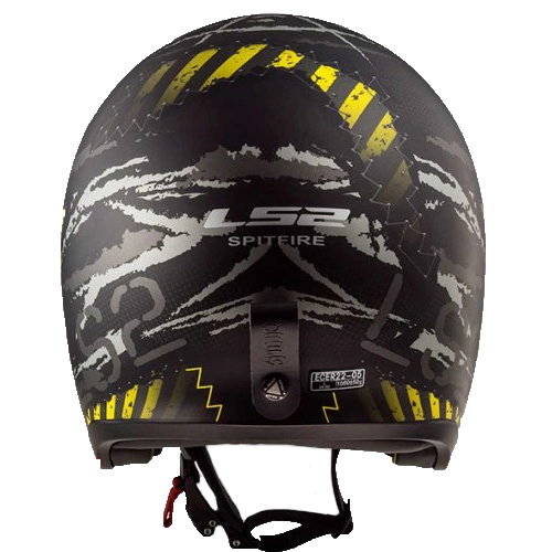 Шолом LS2 OF599 Spitfire Garage Black/Yellow