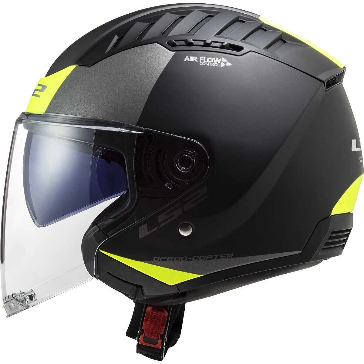 Шолом LS2 OF600 Copter II Urbane Black/Yellow