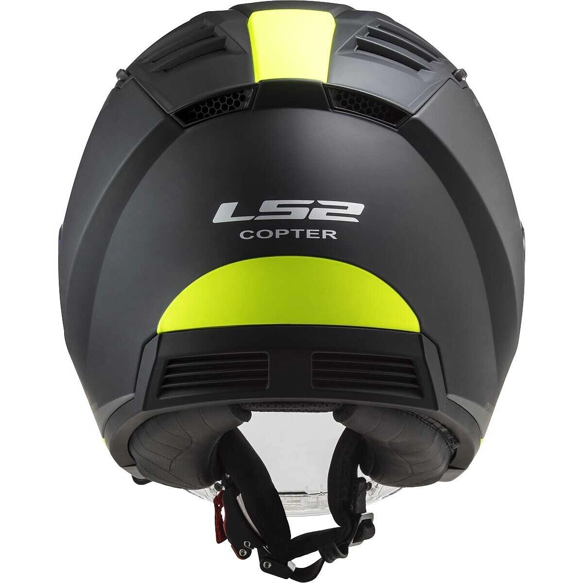 Шолом LS2 OF600 Copter II Urbane Black/Yellow