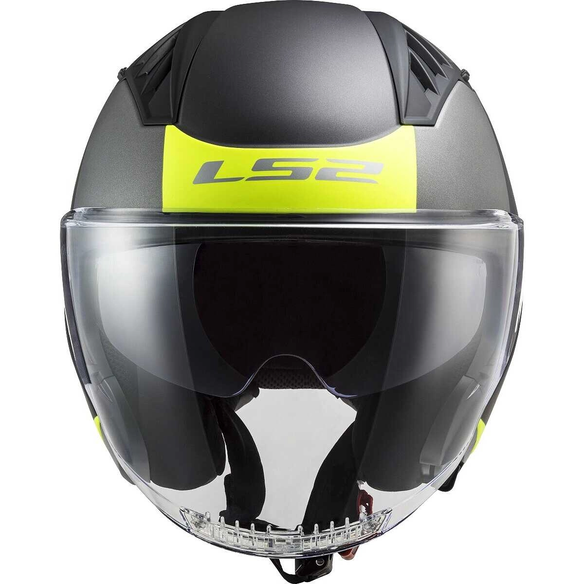 Шолом LS2 OF600 Copter II Urbane Black/Yellow