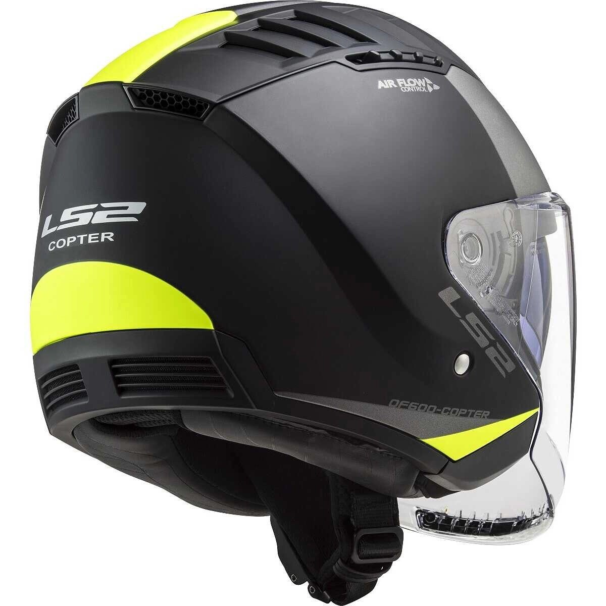 Шолом LS2 OF600 Copter II Urbane Black/Yellow