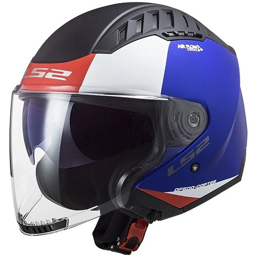 Шлем LS2 OF600 Copter Urbane Blue/Red
